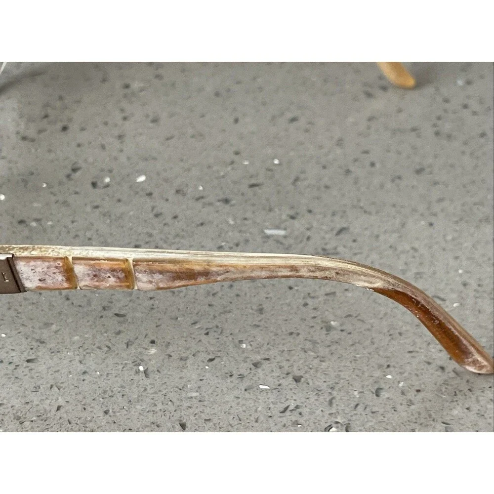 Elle EL18780 Color-BR 49-17-130mm Eyeglasses FRAMES ONLY Rectangle y2k